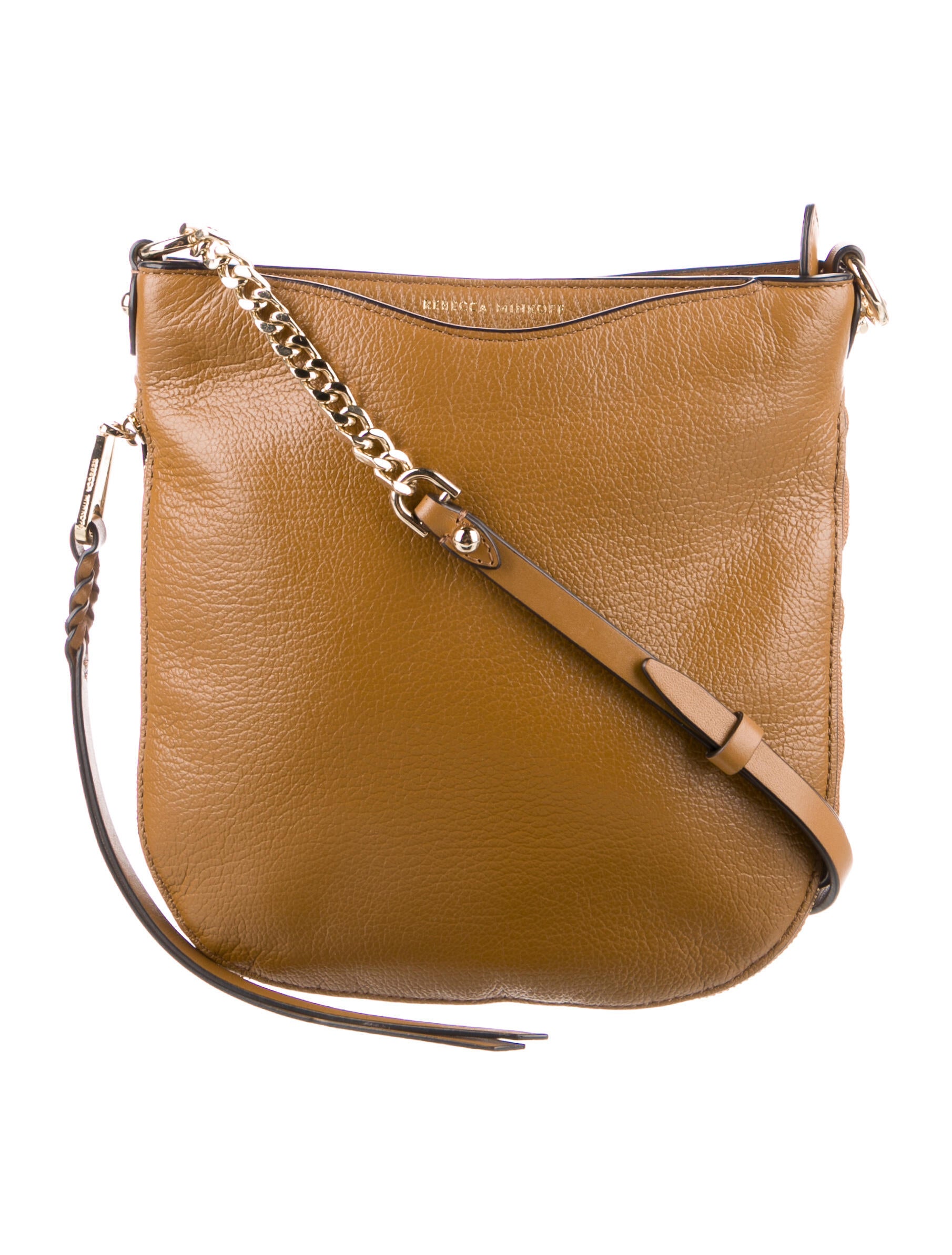 Michael Michael Kors Pebbled Leather Shoulder Bag Yellow Crossbody