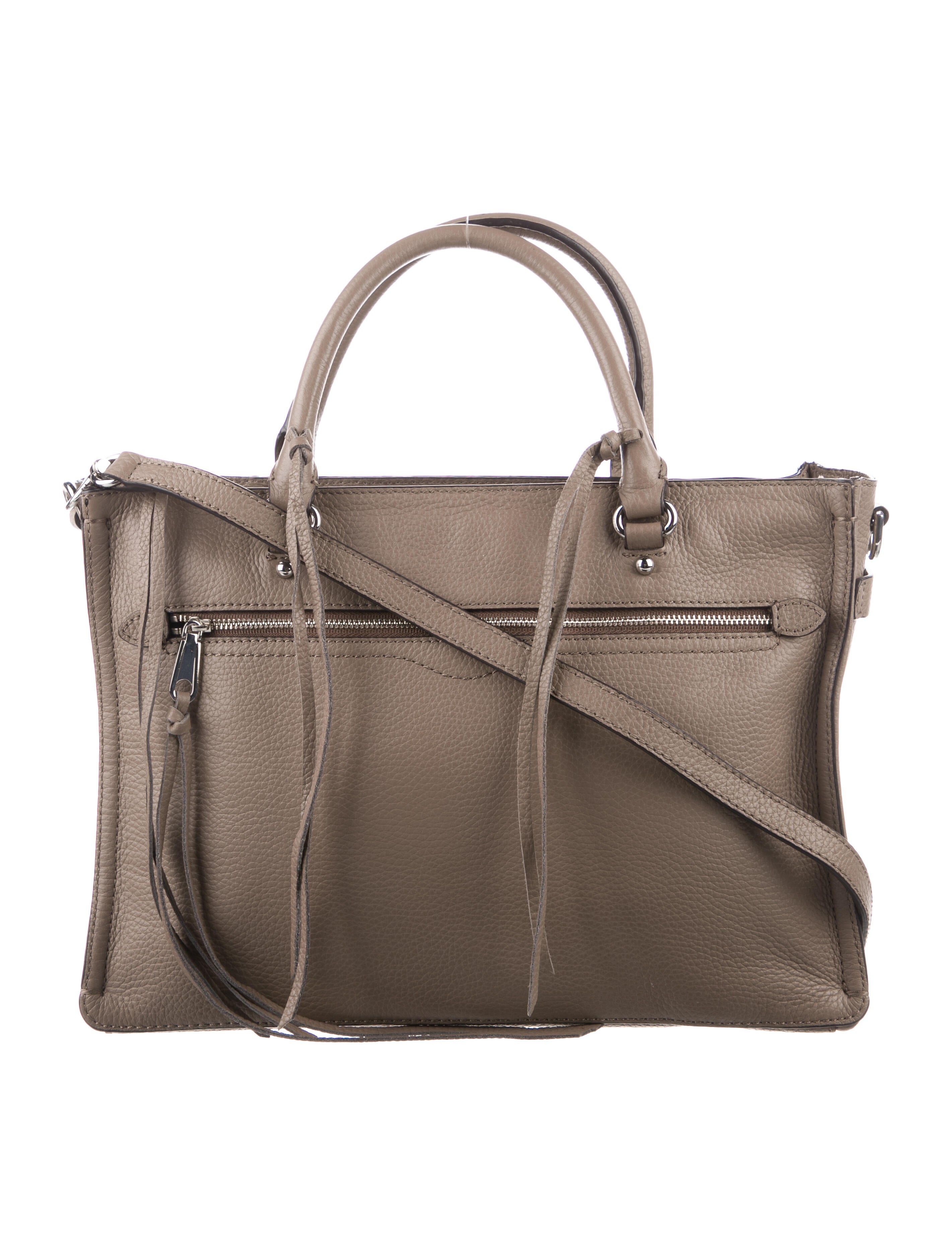 Rebecca Minkoff Distressed Leather Satchel Grey Satchels, Handbags