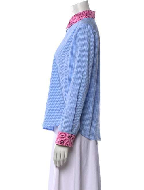 Romi Basha Striped Long Sleeve Button-Up Top