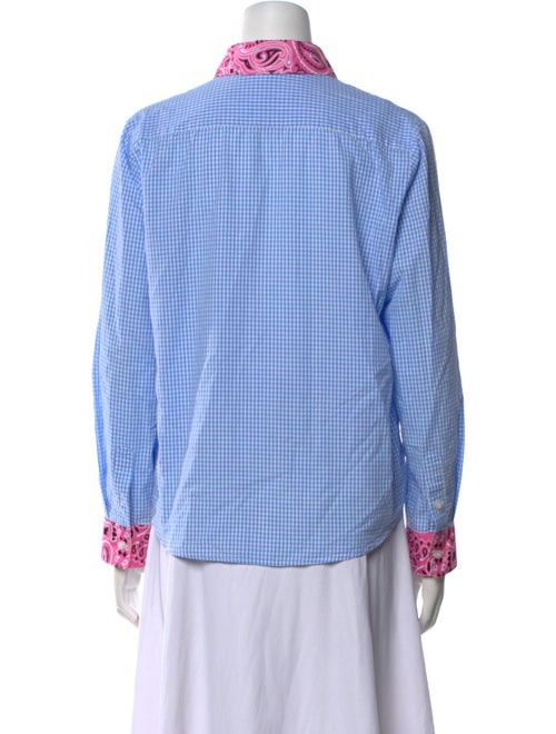 Romi Basha Striped Long Sleeve Button-Up Top