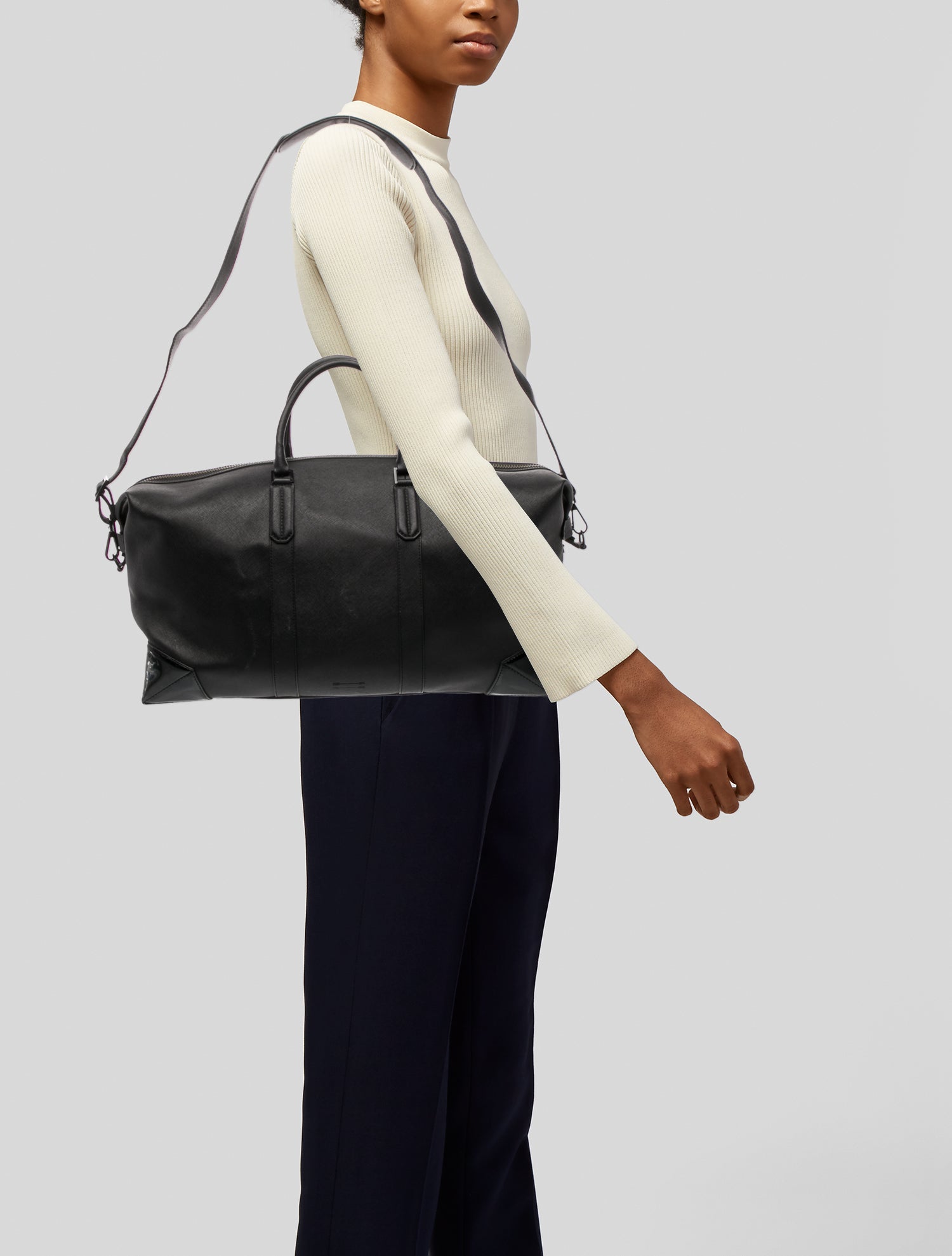 Uri Minkoff Saffiano Leather Weekender Bag