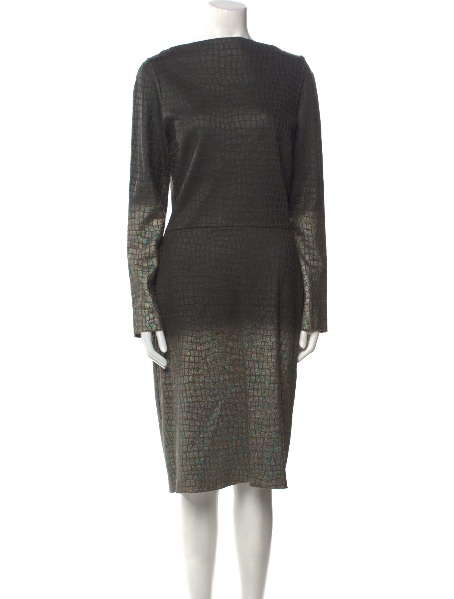 RM Merino Wool Midi Length Dress
