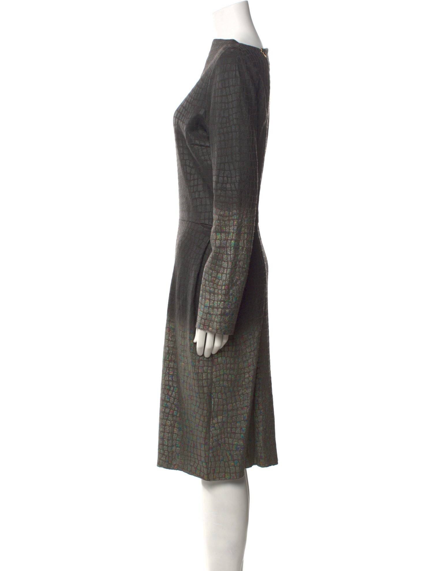 RM Merino Wool Midi Length Dress