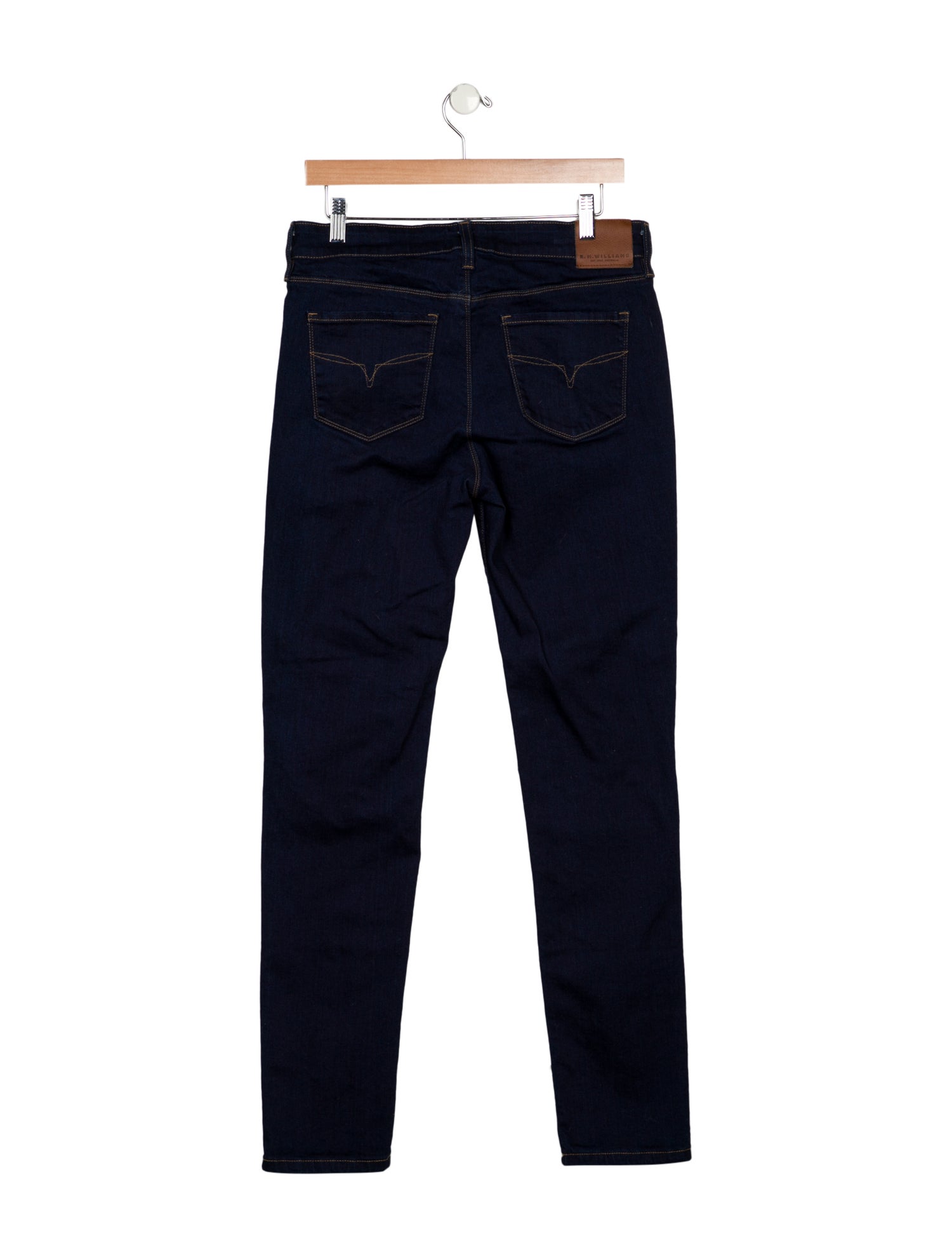 R.M. Williams Mid-Rise Straight Leg Jeans
