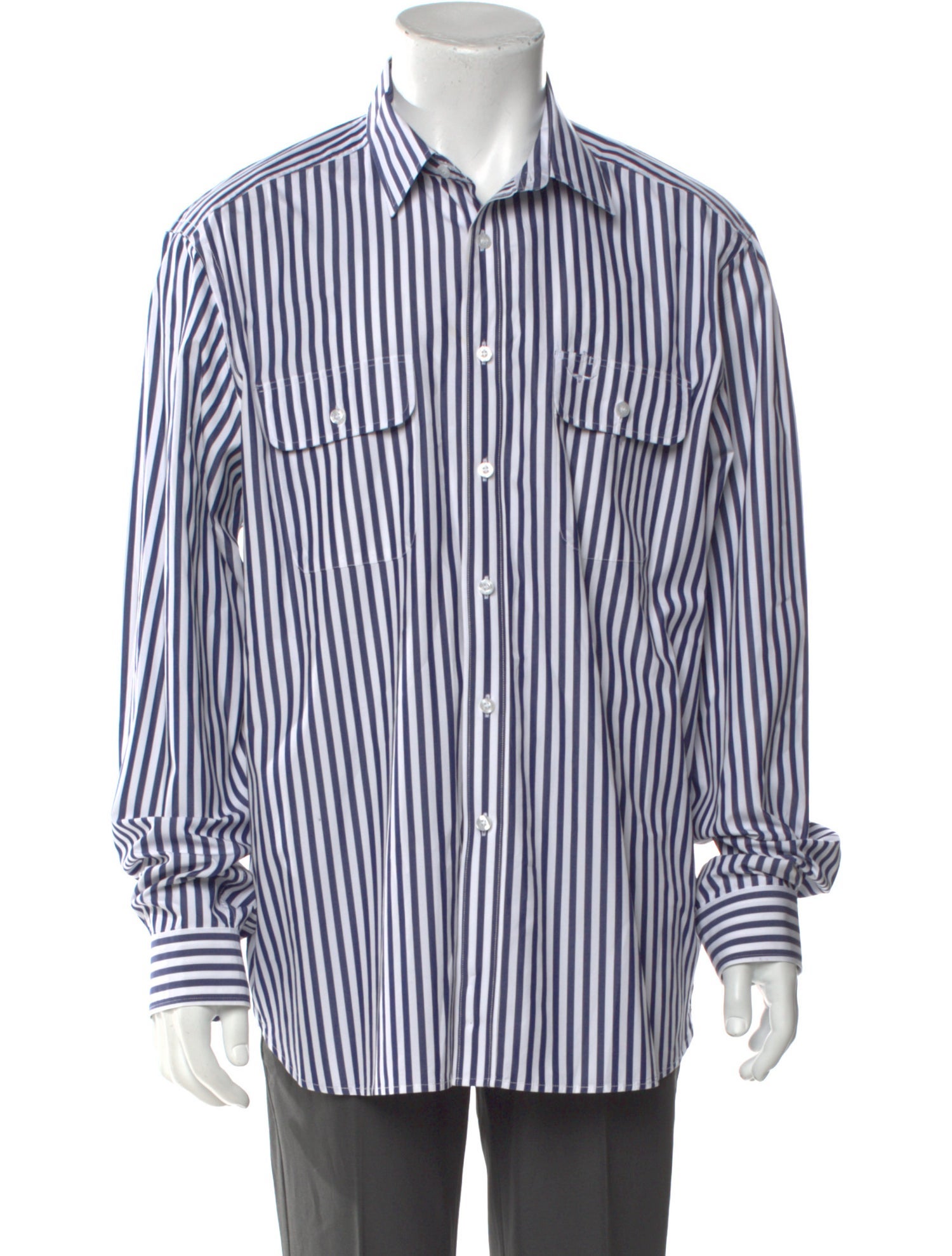 R.M. Williams Striped Long Sleeve Dress Shirt