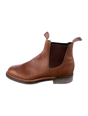 Pre-owned R.m.williams Leather Chelsea Boots In Brown