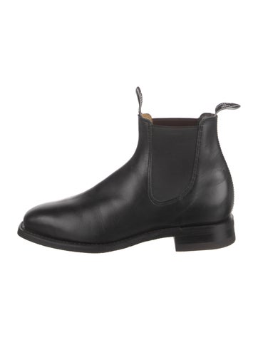 Pre-owned R.m.williams Leather Chelsea Boots In Black