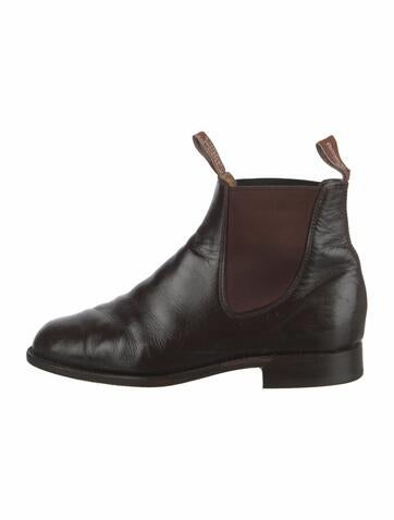 Pre-owned R.m.williams Leather Chelsea Boots In Brown