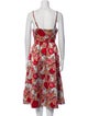 Rachel Antonoff Floral Print Midi Length Dress