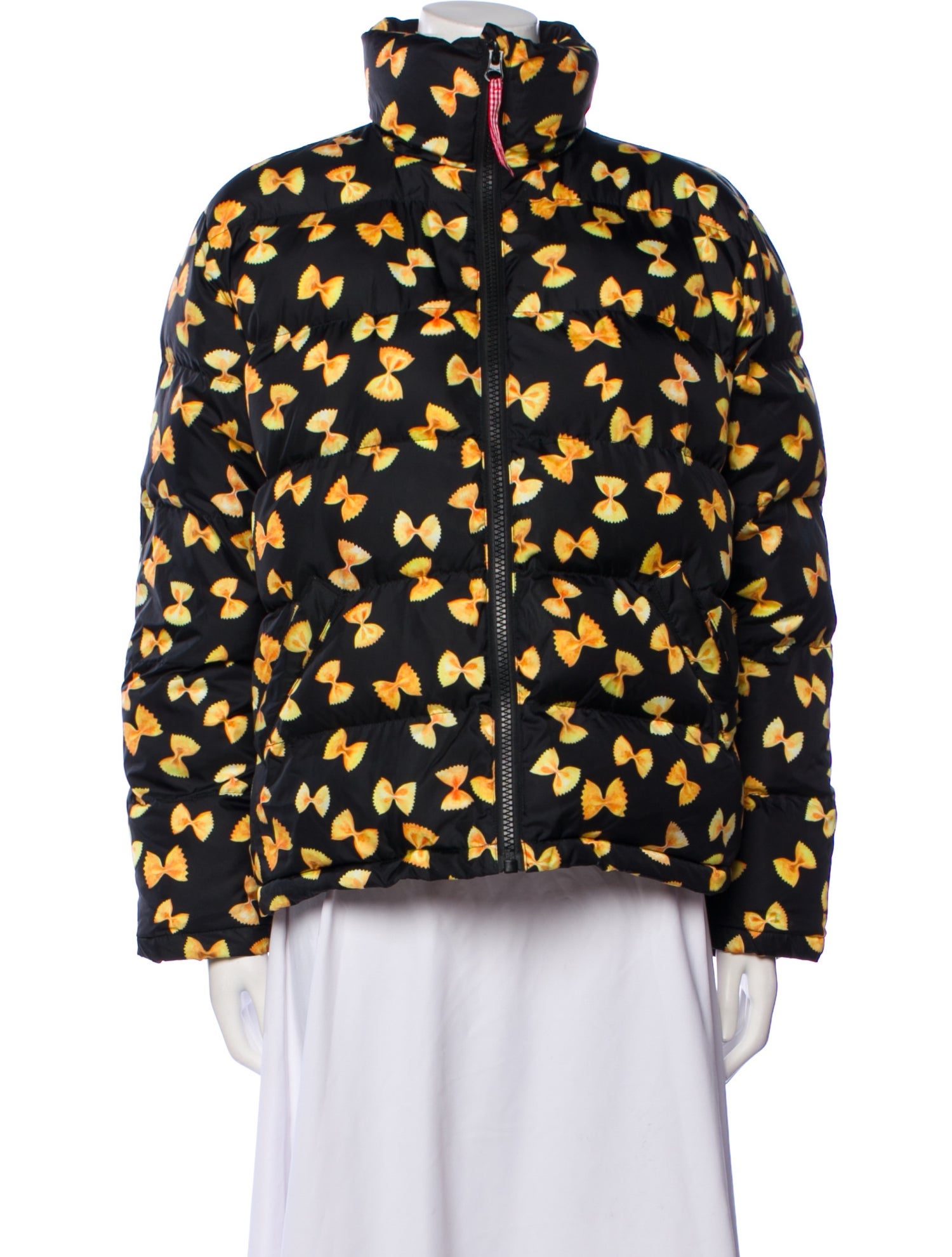 Rachel Antonoff Printed Faux Fur Jacket