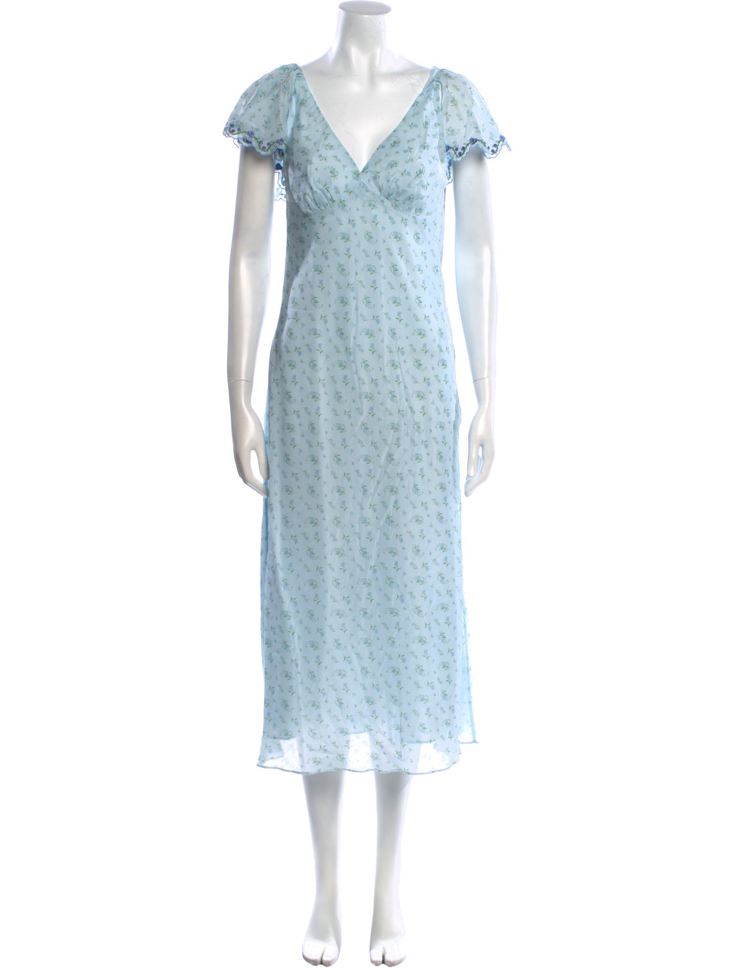 Rachel Antonoff Floral Print Long Dress