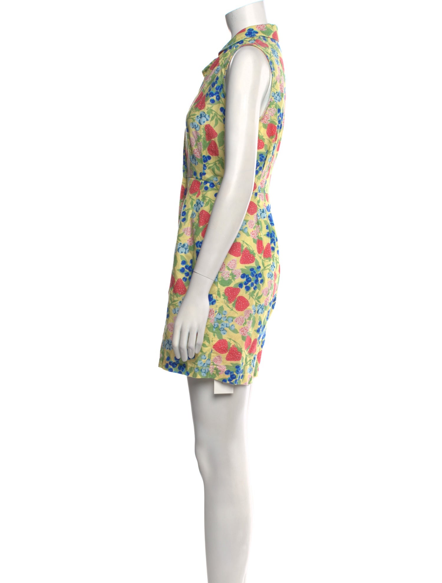 Rachel Antonoff Printed V-Neck Romper