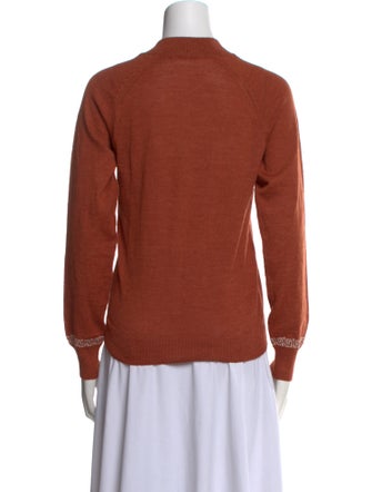 Rachel Antonoff Alpaca Graphic Print Sweater