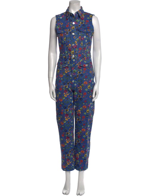 Rachel Antonoff Floral Print Jumpsuit