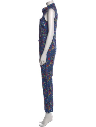 Rachel Antonoff Floral Print Jumpsuit