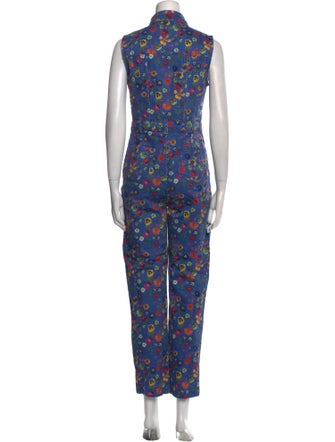 Rachel Antonoff Floral Print Jumpsuit