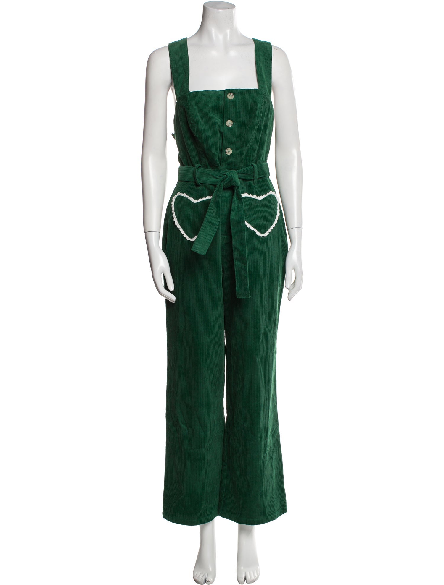 Rachel Antonoff Square Neckline Jumpsuit