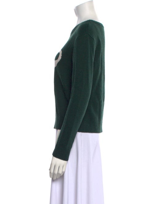 Rachel Antonoff Nylon Graphic Print Sweater