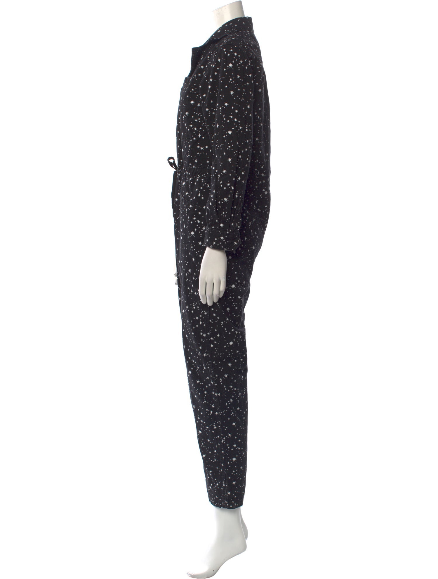 Rachel Antonoff Printed V-Neck Jumpsuit