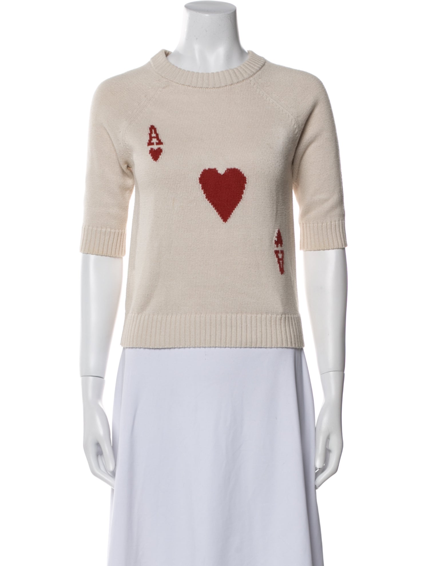 Rachel Antonoff Graphic Print Crew Neck Sweater