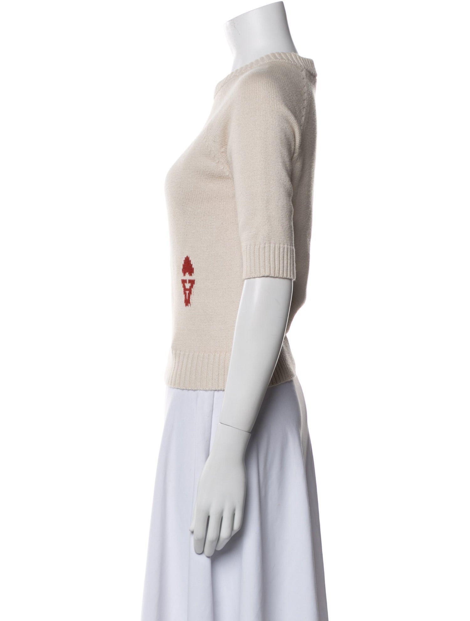 Rachel Antonoff Graphic Print Crew Neck Sweater