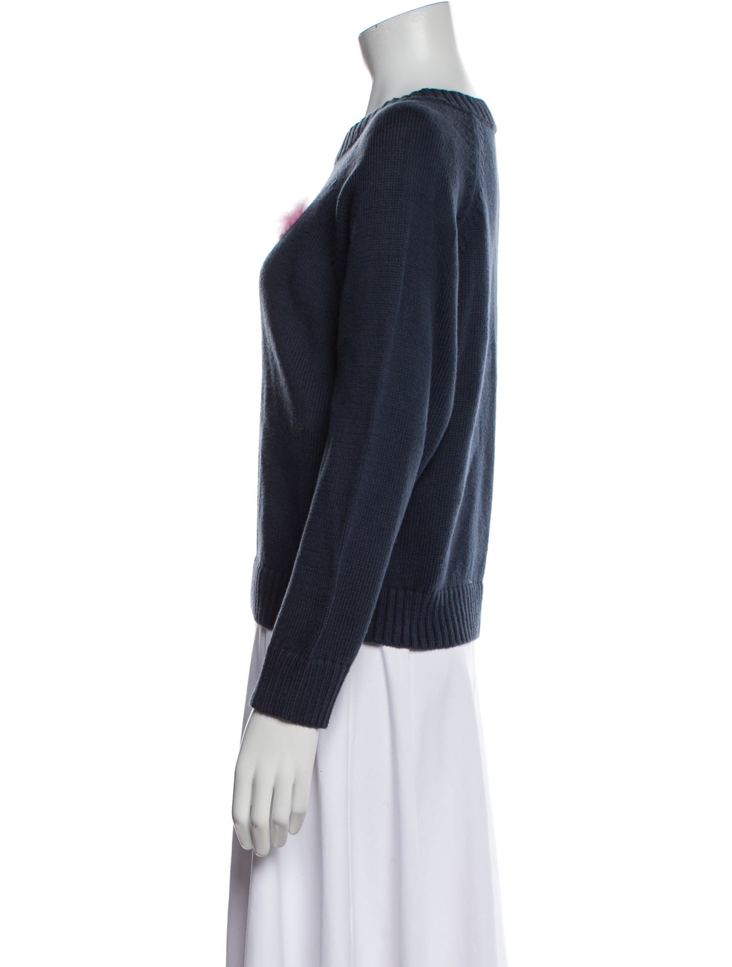 Rachel Antonoff Graphic Print Crew Neck Sweater