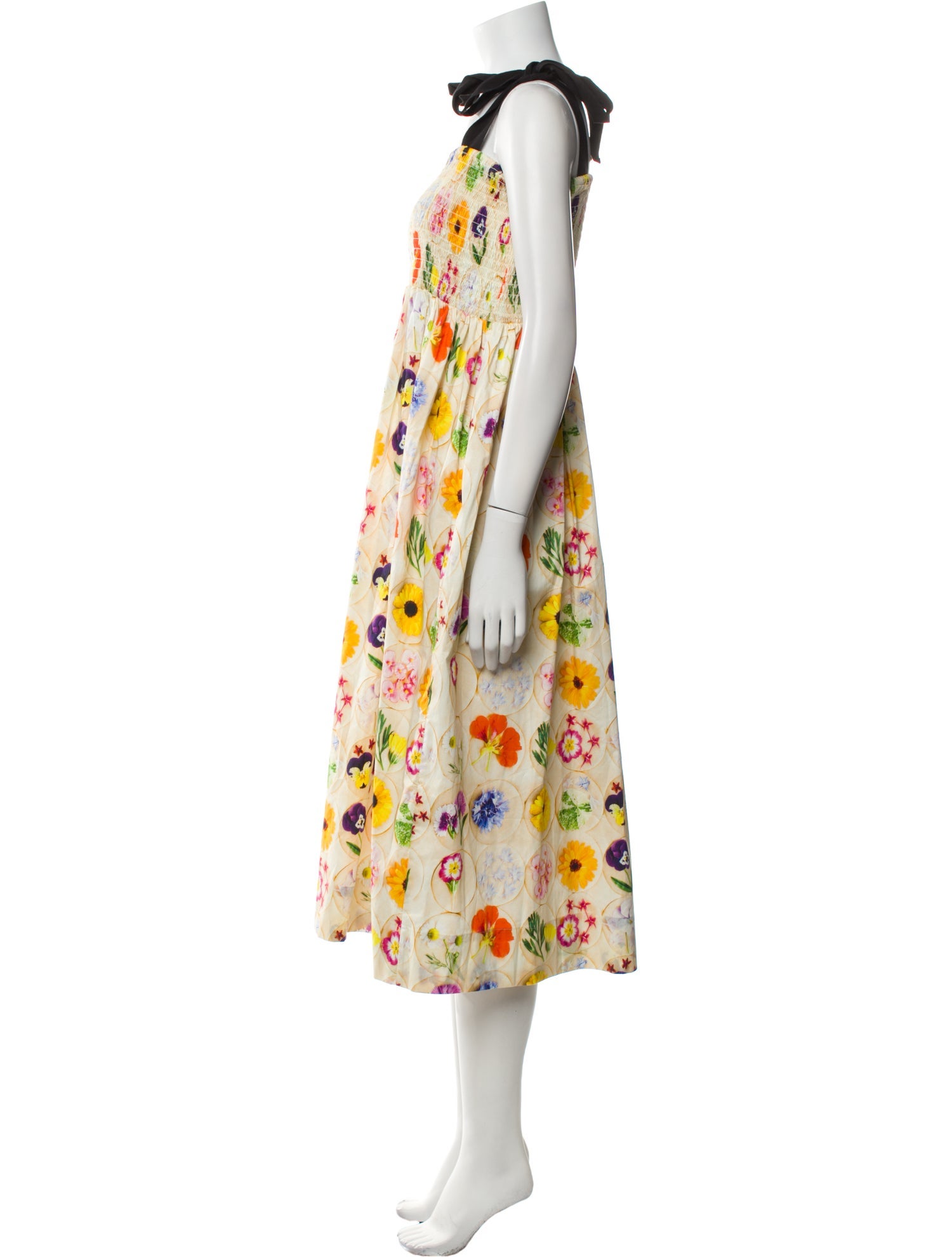 Rachel Antonoff Floral Print Long Dress