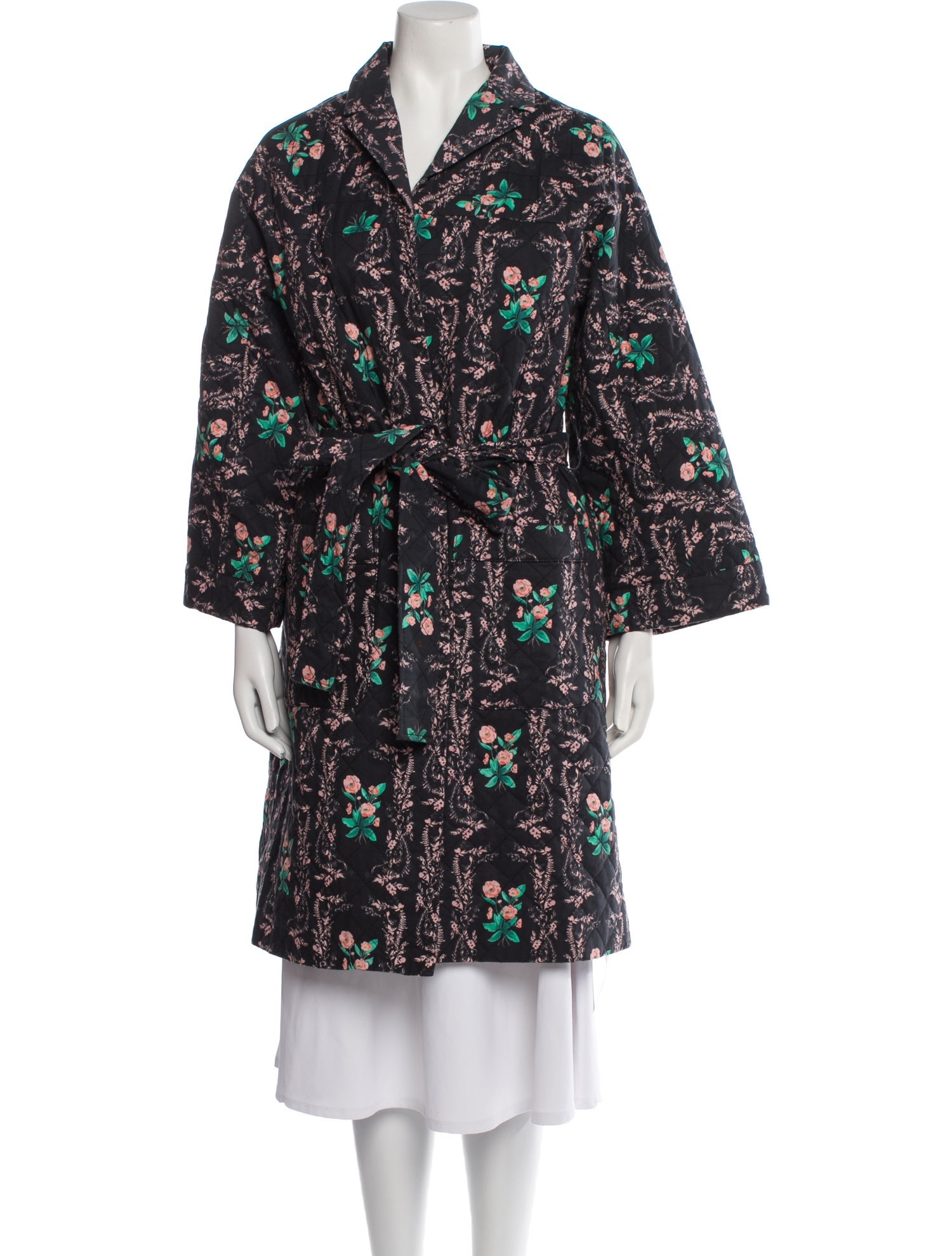 Rachel Antonoff Floral Print Coat
