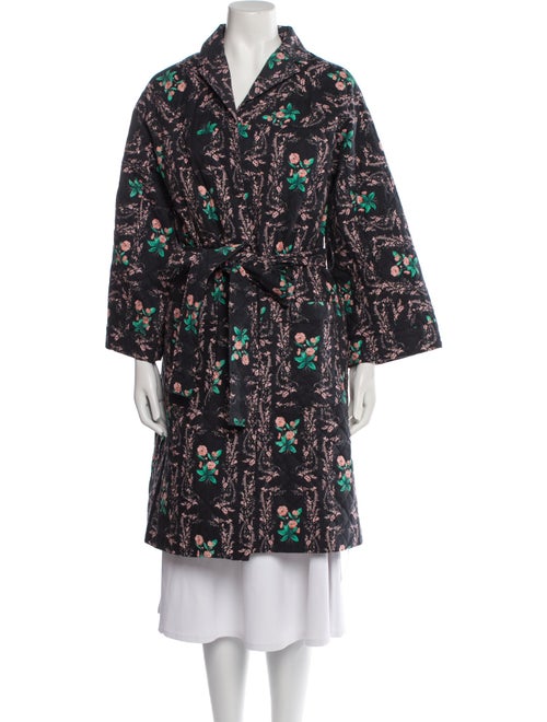 Rachel Antonoff Floral Print Coat
