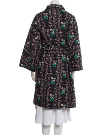 Rachel Antonoff Floral Print Coat