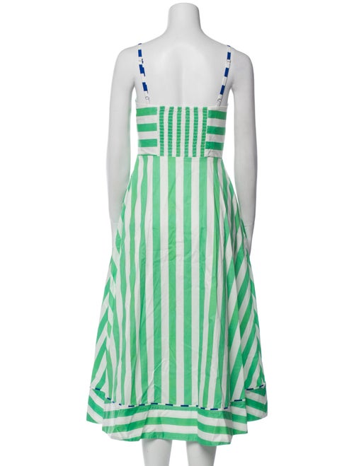 Rachel Antonoff Striped Midi Length Dress