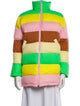 Rachel Antonoff Nylon Striped Jacket