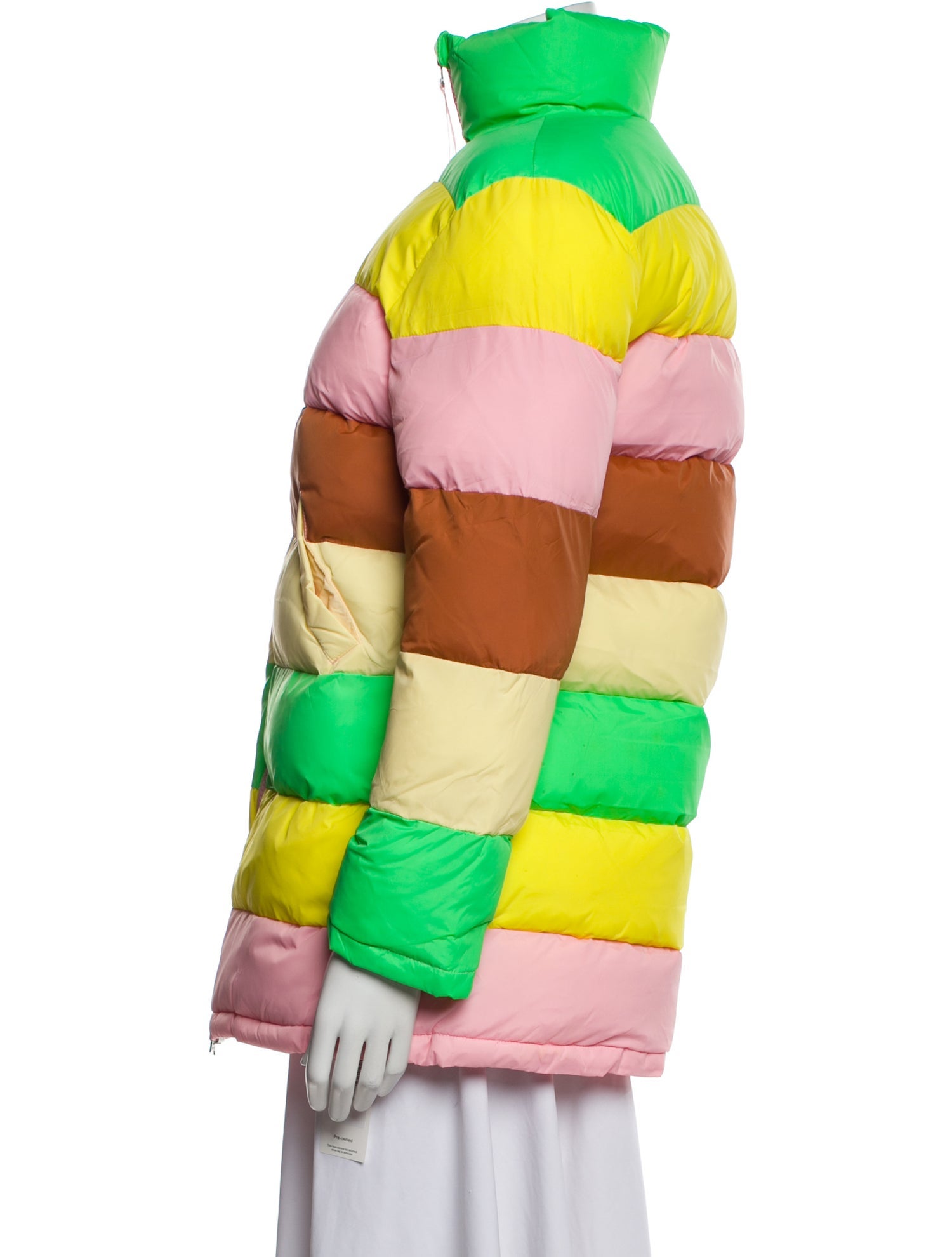 Rachel Antonoff Nylon Striped Jacket