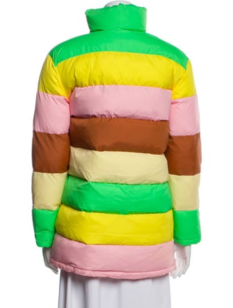 Rachel Antonoff Nylon Striped Jacket