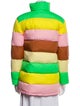 Rachel Antonoff Nylon Striped Jacket