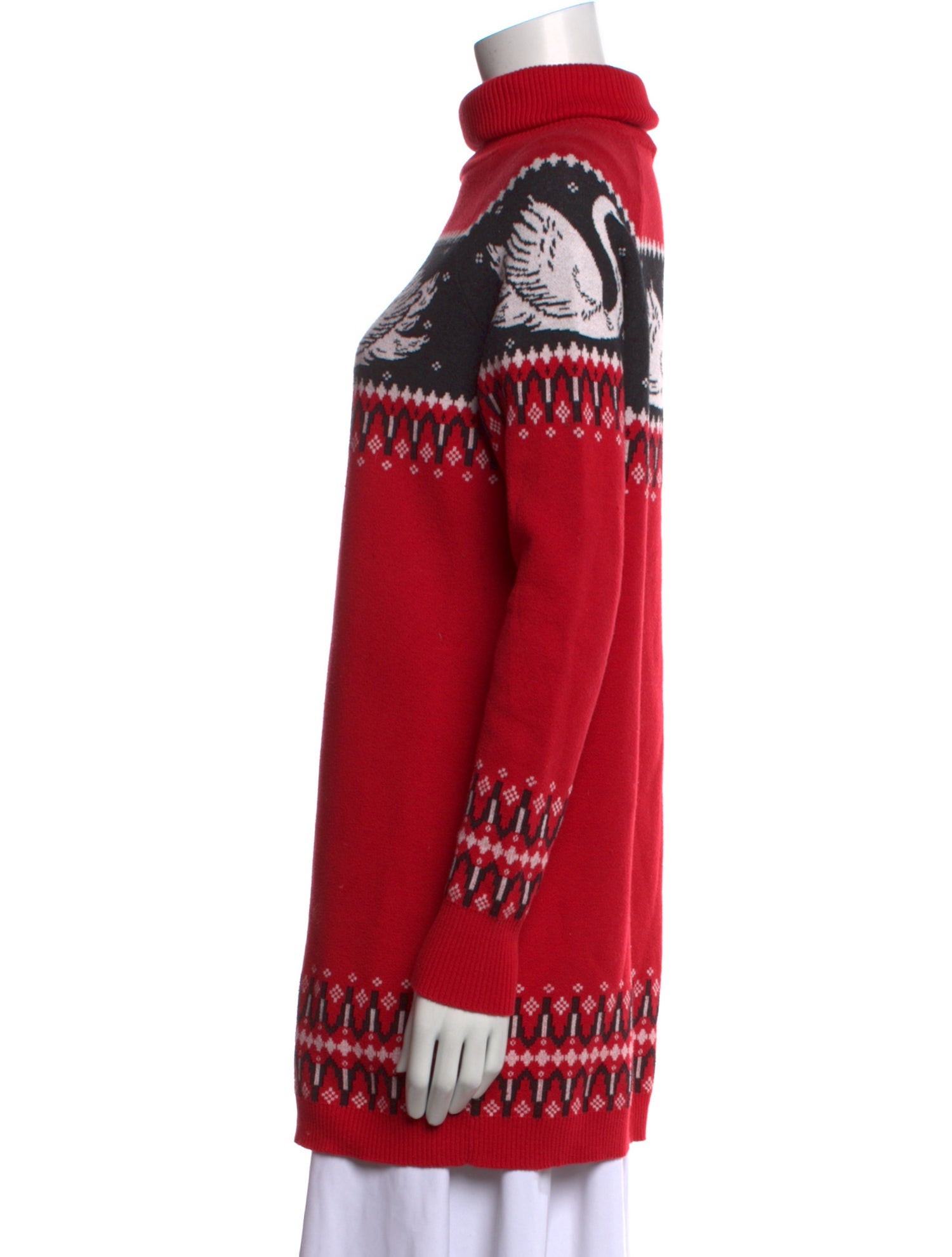 Rachel Antonoff Printed Turtleneck Sweater