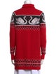 Rachel Antonoff Printed Turtleneck Sweater
