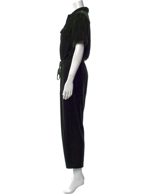 Rachel Antonoff Velour V-Neck Jumpsuit