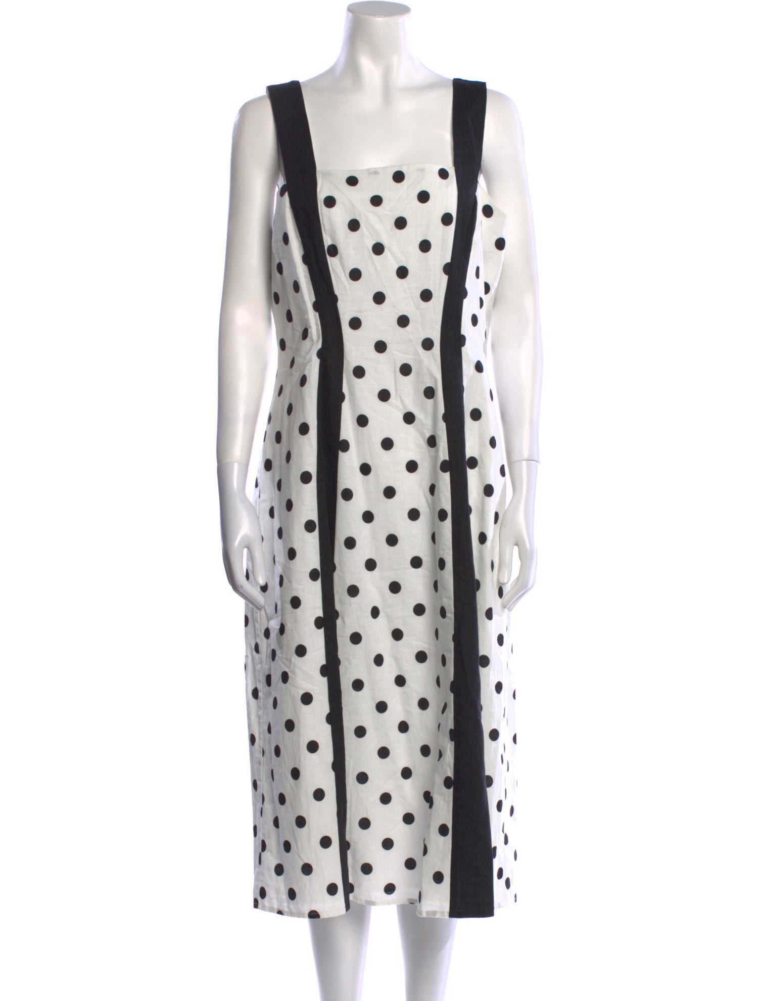 Rachel Antonoff Polka Dot Print Midi Length Dress