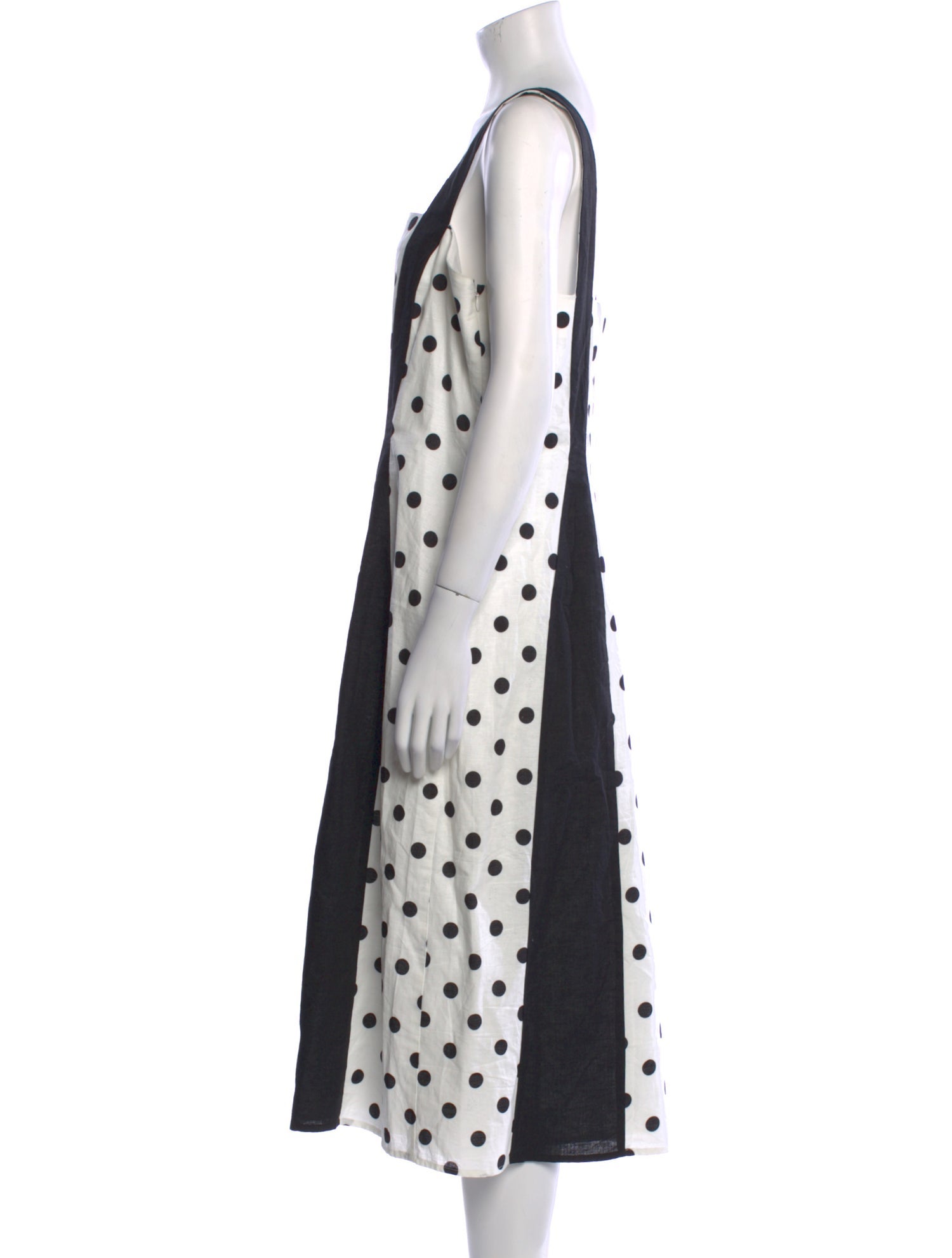 Rachel Antonoff Polka Dot Print Midi Length Dress
