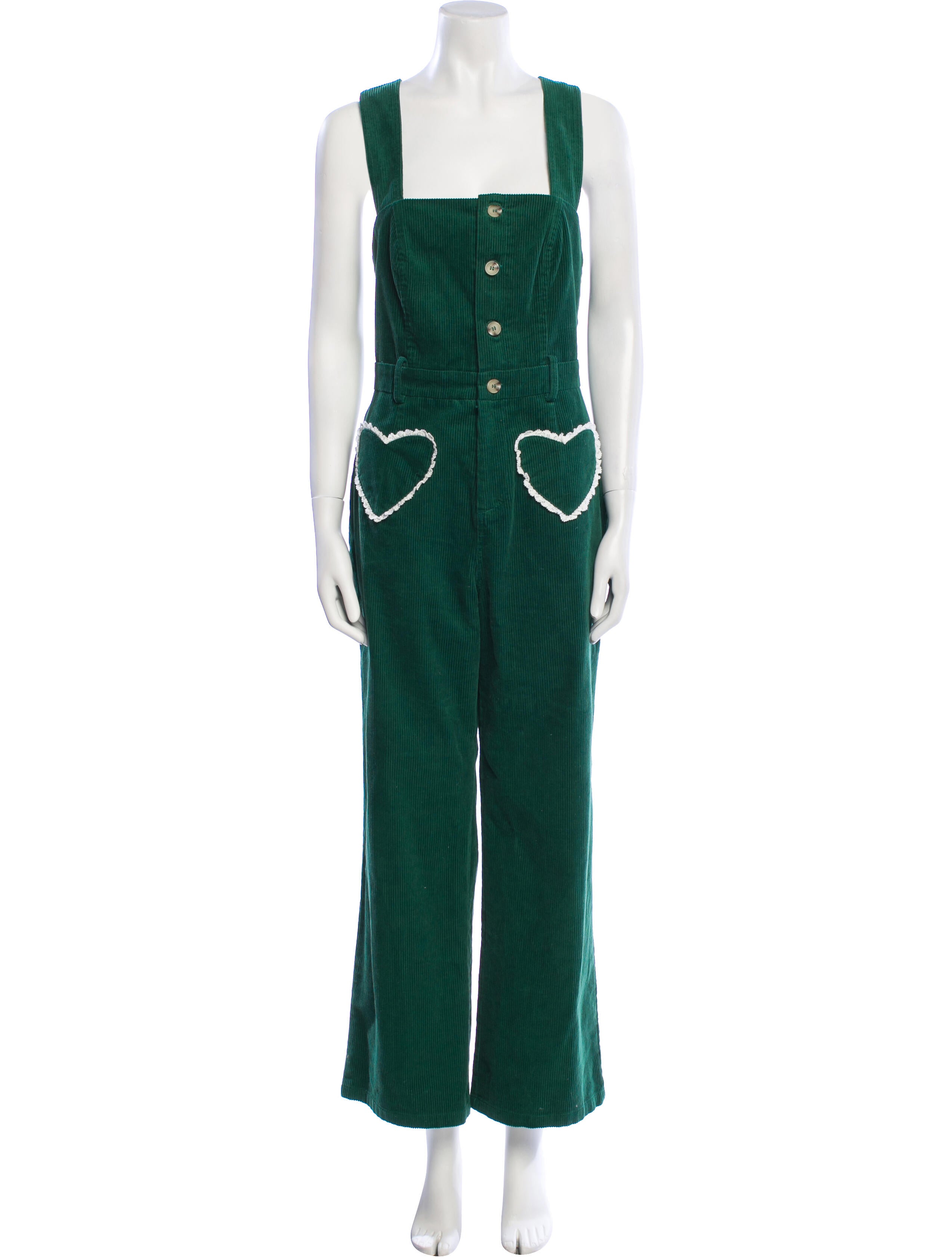Rachel Antonoff Square Neckline Jumpsuit