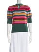 Rachel Antonoff Striped Crew Neck Sweater