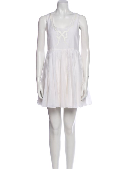 Rachel Antonoff Scoop Neck Mini Dress