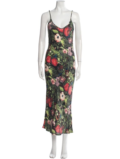 Rachel Antonoff Floral Print Long Dress