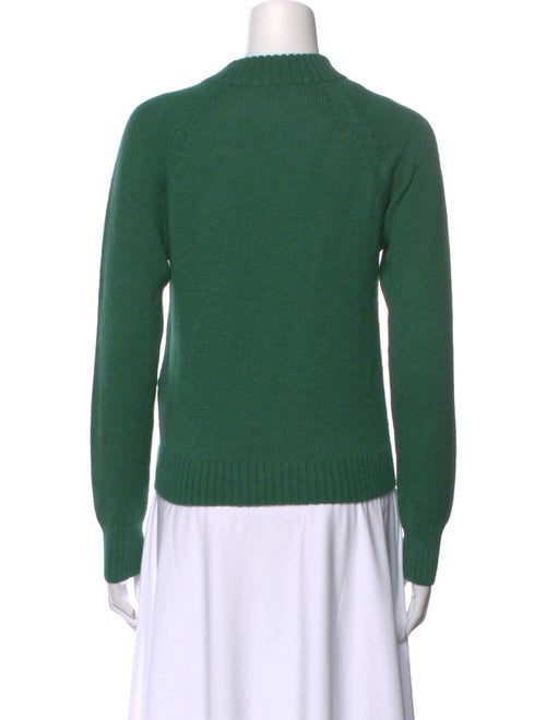 Rachel Antonoff Graphic Print Mock Neck Sweater