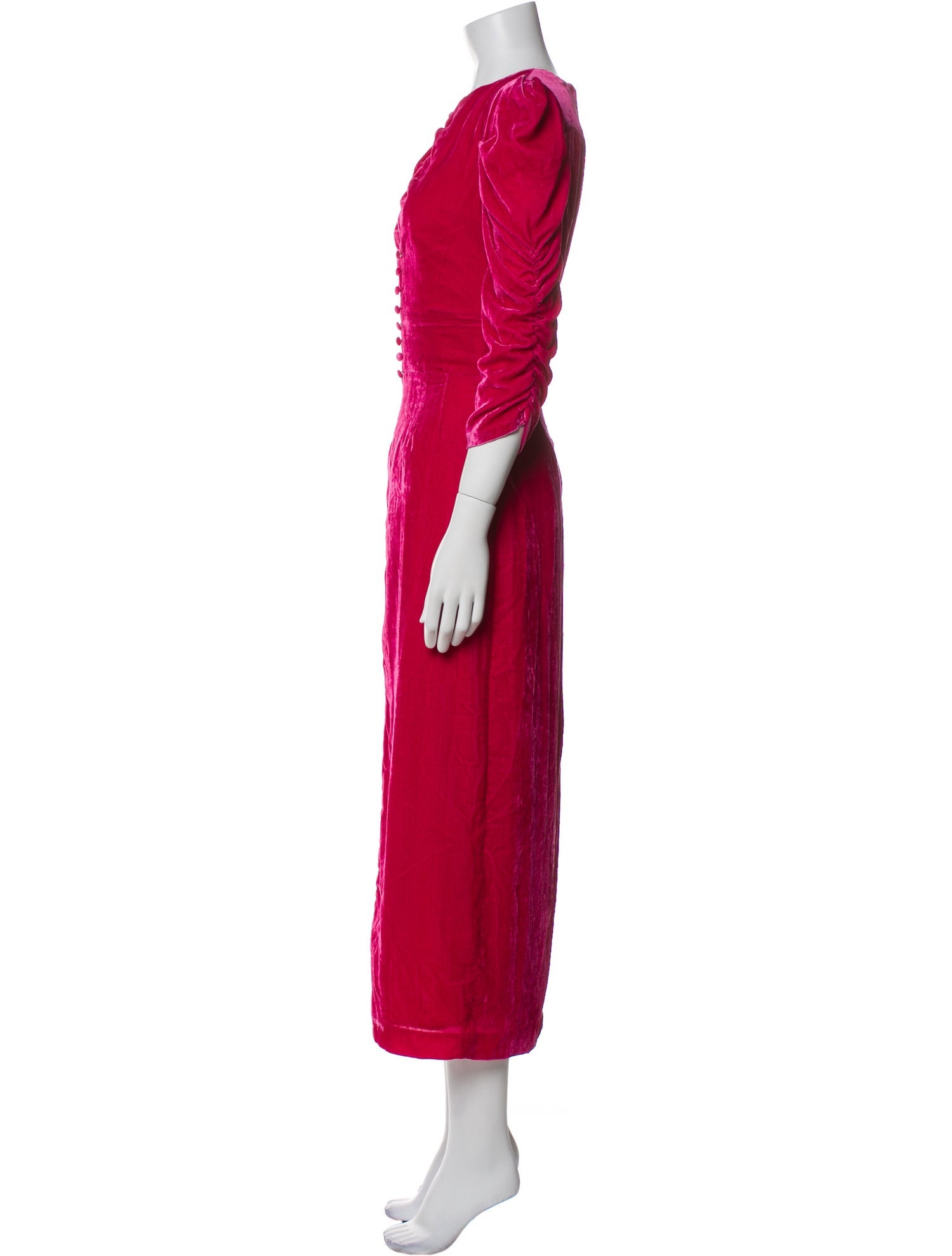 Rachel Antonoff V-Neck Long Dress