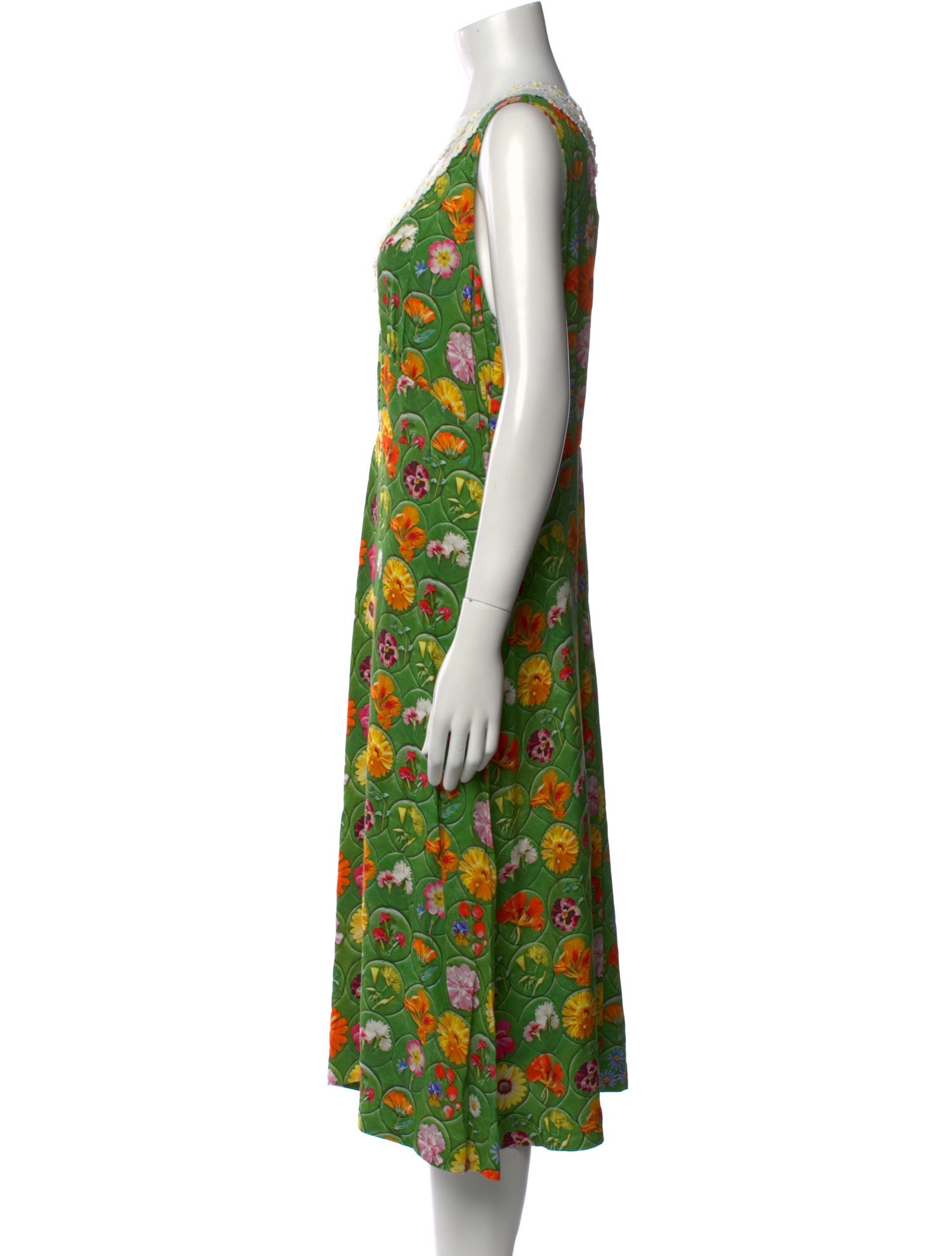 Rachel Antonoff Printed Midi Length Dress
