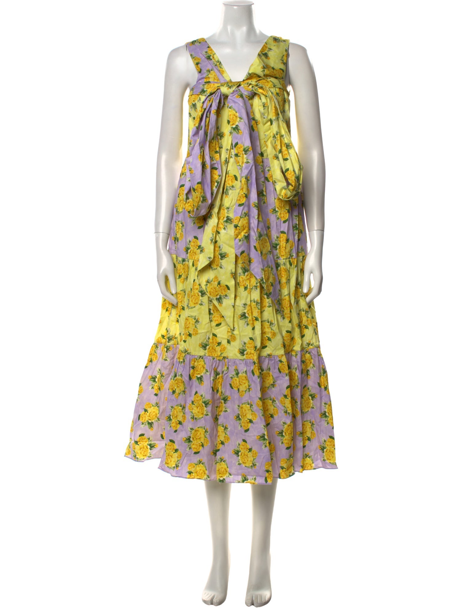 Rachel Antonoff Printed Long Dress