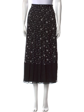 Ranna Gill Printed Midi Length Skirt