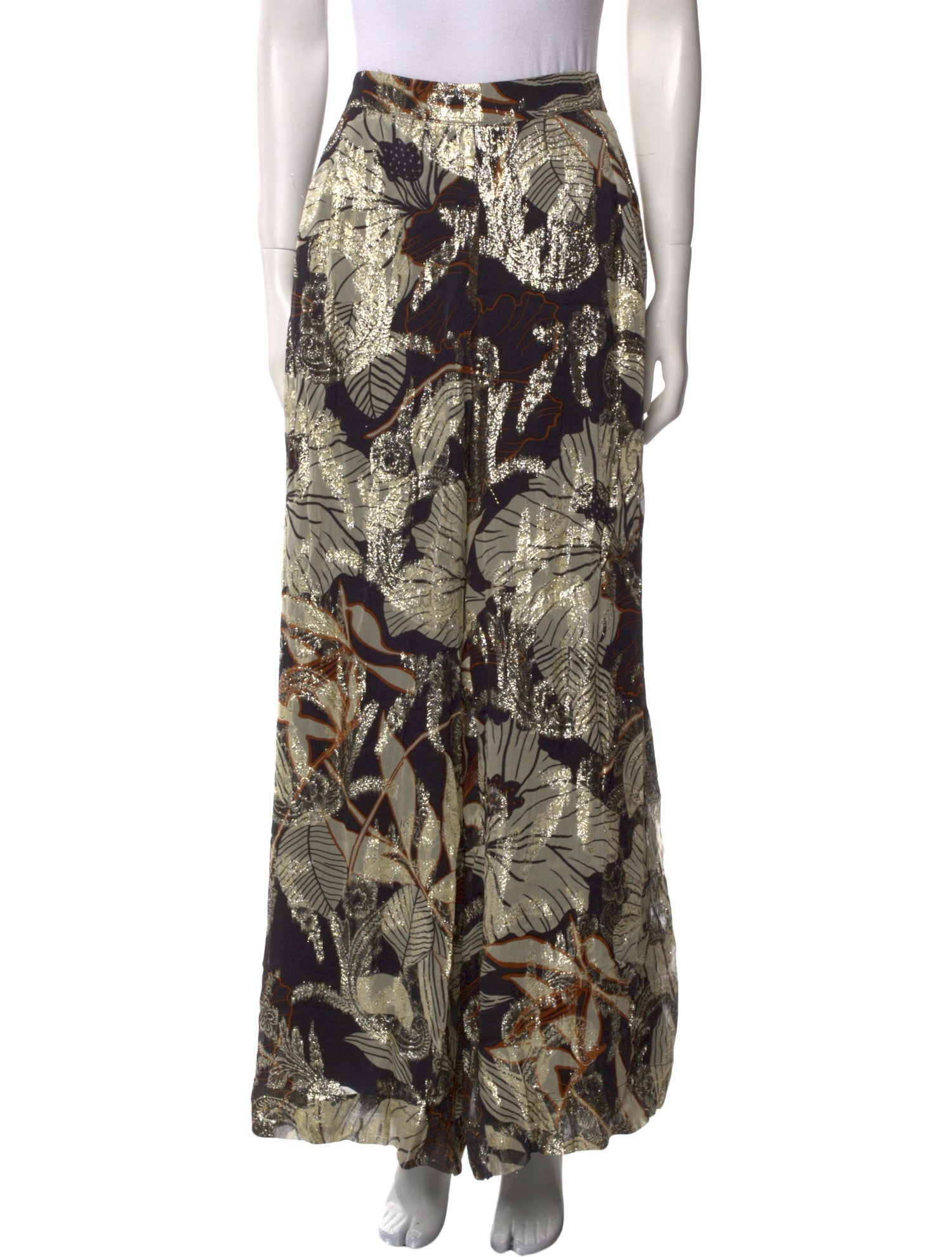Ranna Gill Printed Wide Leg Pants